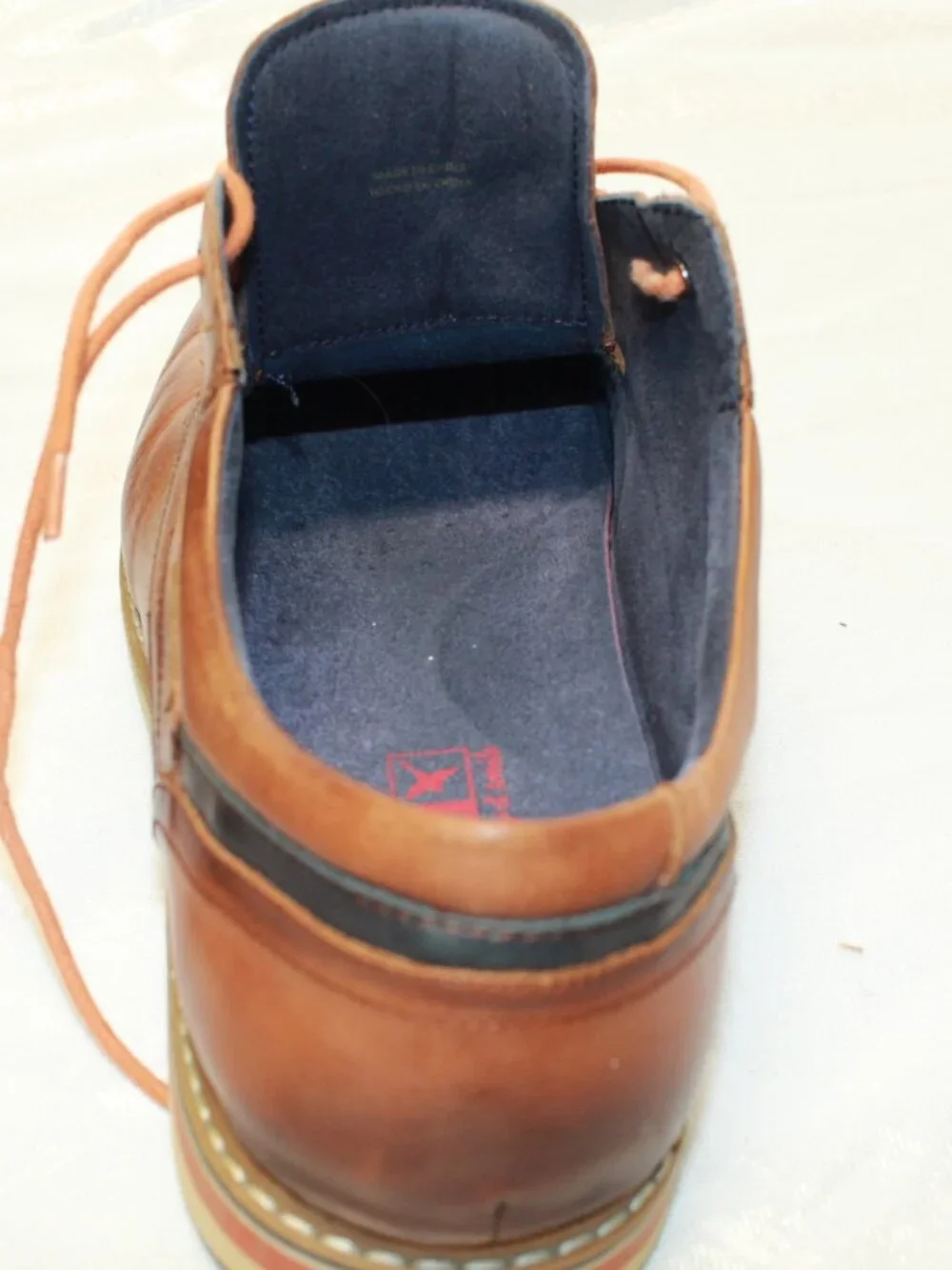 Pikolinos Size 43 (US 9.5-10) Brown Smooth Calf Skin Leather Avila Lace Up Shoes